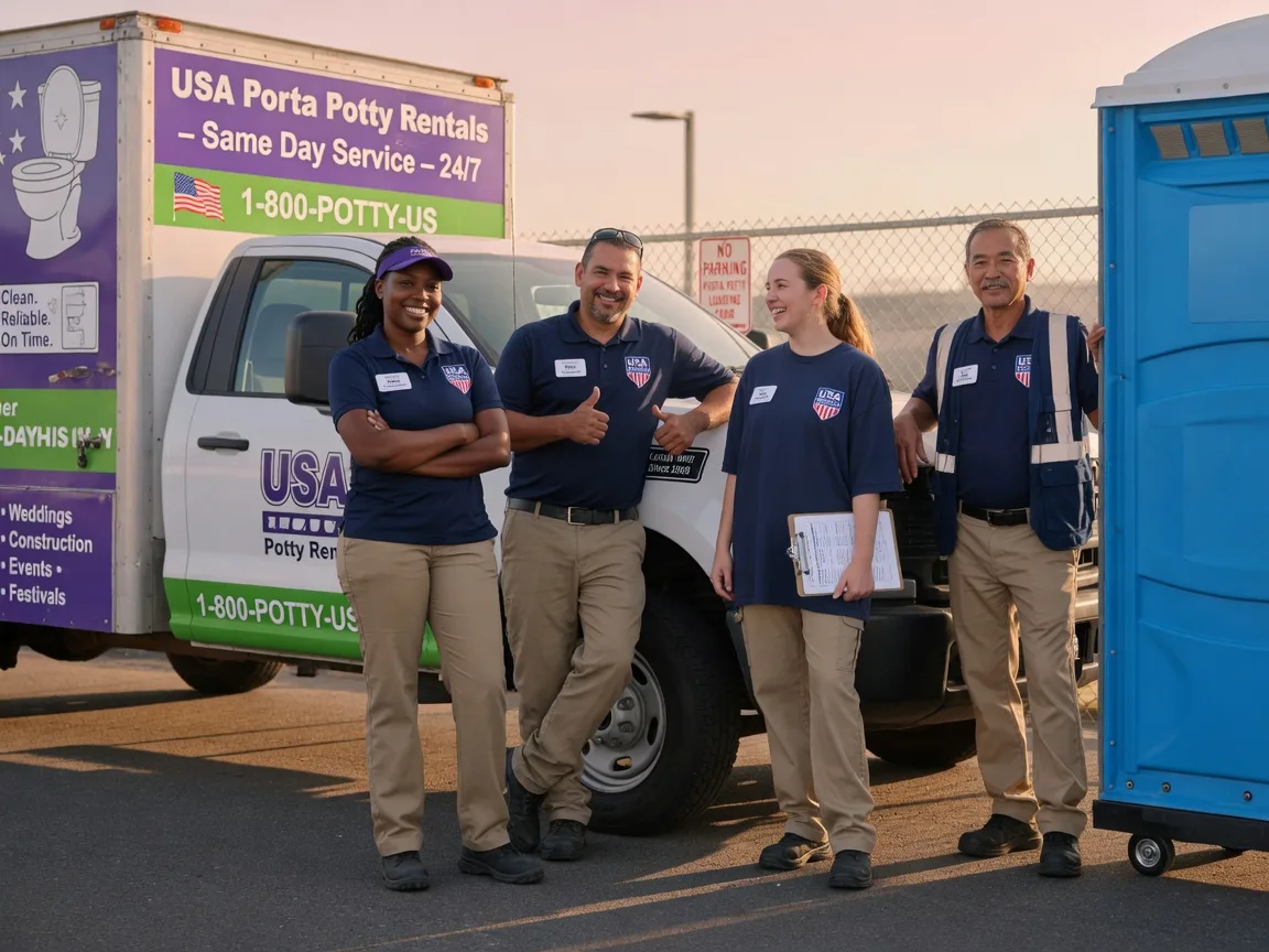 Porta Potty Rental company in Tracy, CA